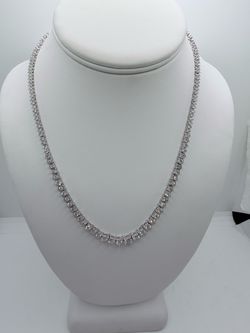 BRAND NEW 14KW 5CTW Tennis Necklace