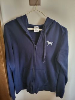 JUNIOR GIRL'S MEDIUM "PINK" ZIP UP HOODIE