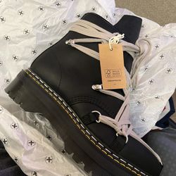 Rick Owens Dr.Martens 1460 Quad Sole Megalace Boot Black (Men's) size 12