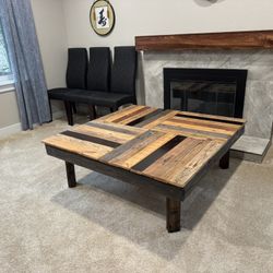 Handmade Wood Coffee Table Reclaimed Wood