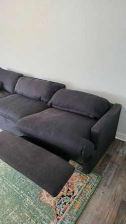 Large couch and chair