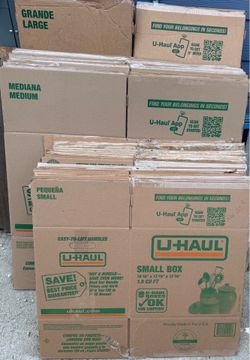Used Uhaul Boxes