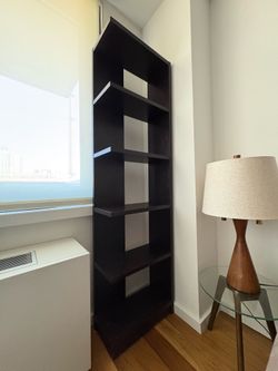 Crate & Barrel Brown Bookshelf