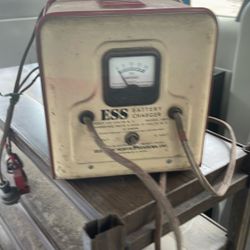 BS2 RARE 1 on ebay ESS vintage antique battery charger Electric Service Systems Work Great 