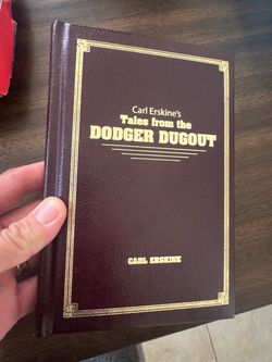 Tales From the Dodger Dugout ~ Carl Erskine SIGNED by six 1950s Dodgers 100/250