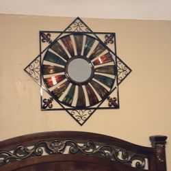 Mirror And Metal Decor 