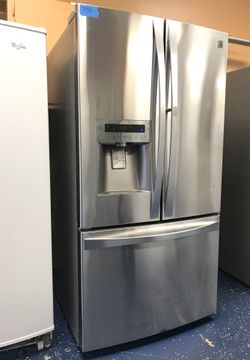 KENMORE ELITE STAINLESS STEEL REFRIGERATOR