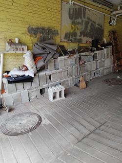 Cinder blocks