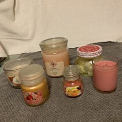 Candles In Jars (used & new)