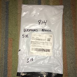 Blouse 5XL Unclaimed Internet Purchase #814