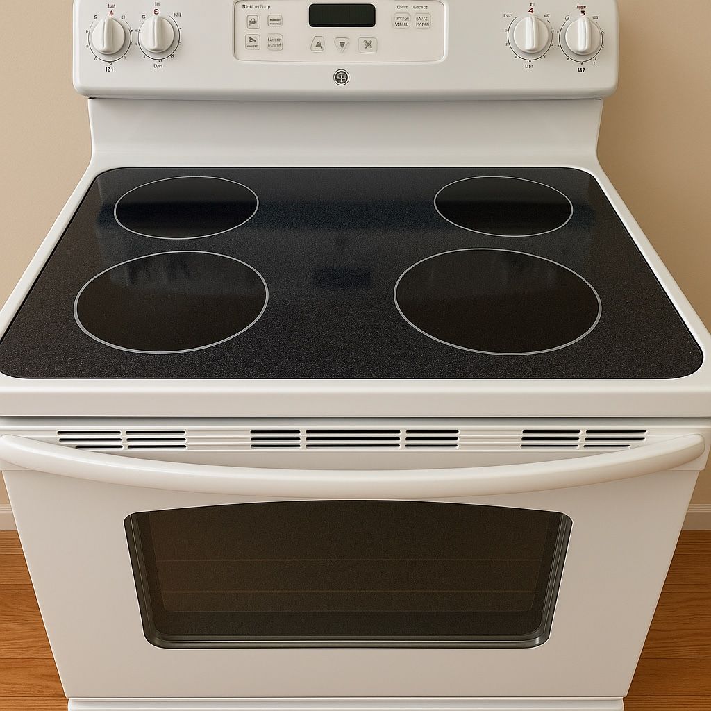GE® 30" White Free-Standing Electric Range