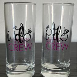 Set of 21 - I Do Crew 💍 Shot Glasses