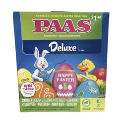 PAAS Deluxe Easter Egg Decorating Kit 78 Stickers 9 Tablets Magic Crayon