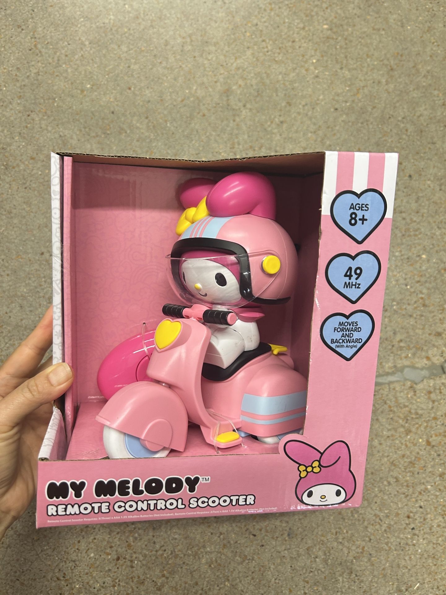 NWT My Melody Remote Control Scooter