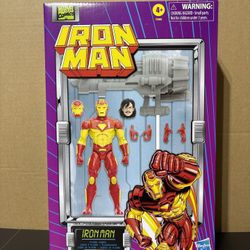 Marvel Legends Retro Iron Man w/ Plasma Cannon 
