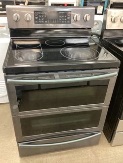 Samsung Flex Duo 30 in. 5.9 cu.ft. Double Oven Electric Convection Range with Self Cleaning