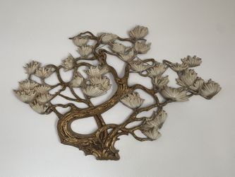 Mid century Cherry Blossom Wall Art