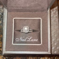 14K White Gold Neil Lane Engagement Ring 