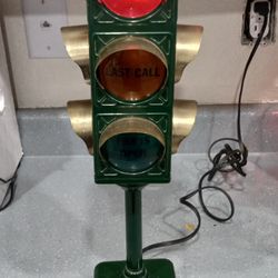 Retro Mid Century Mod Vintage 1960s 1970s Stoplight Bar Light Traffic Light Lamp Sign Bar Open Closed Last Call MCM Man Cave Bar Cocktails Kit Japan