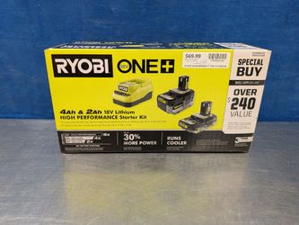 Ryobi Charger and Battery PSK1212SB