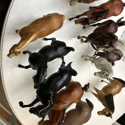 Vintage Breyer Toy Horse Collection 