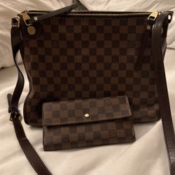 Love Vuitton Crossbody With Matching Wallet