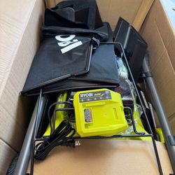 RYOBI 40V HP Brushless 20 in. Cordless Battery Walk Behind Push Lawn Mower with 6.0 Ah Battery and C