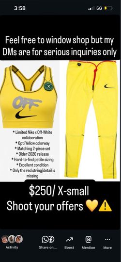 * Limited Nike x Off-White