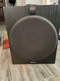 Subwoofer with indoor/outdoor speakers