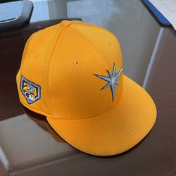 Rays Yellow Spring Training Hat