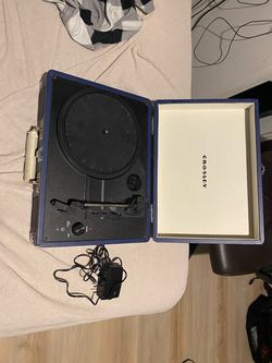 Blue Vinyl Player