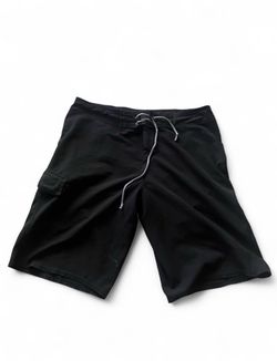 Vintage Y2K faded Quiksilver black board shorts