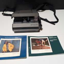 Vintage Polaroid Spectra System Camera with Manuals - Classic Instant Photography

