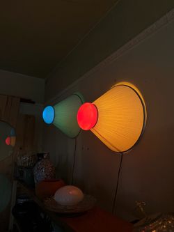Vintage 70’s wall lamps