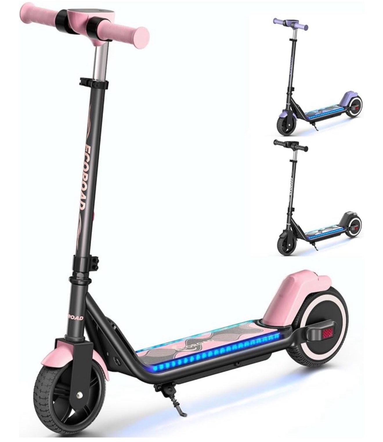 Kids Electric Scooter for 6-12, 3/6/10mph Speeds