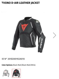 Dainese Tuono D-Air Leather Motorcycle Jacket