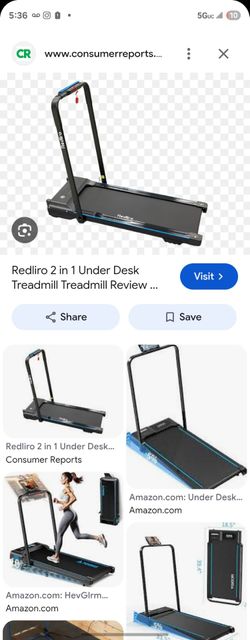 Redliro 2-in-1 Under Desk Treadmill