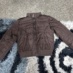 Palomares fashions of galif puffer jacket brown