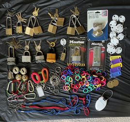 LOCKS/KEYS & Key Accessories - See Description