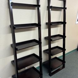 Leaning Ladder Bookshelves 