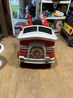Paw Patrol Battery Operated Fire Truck
