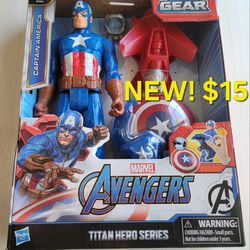Captain America 12" Figure NEW $18