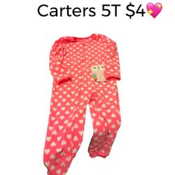 Simple Joys From Carters Pijama Great Condition Size 5T 💖💖x2