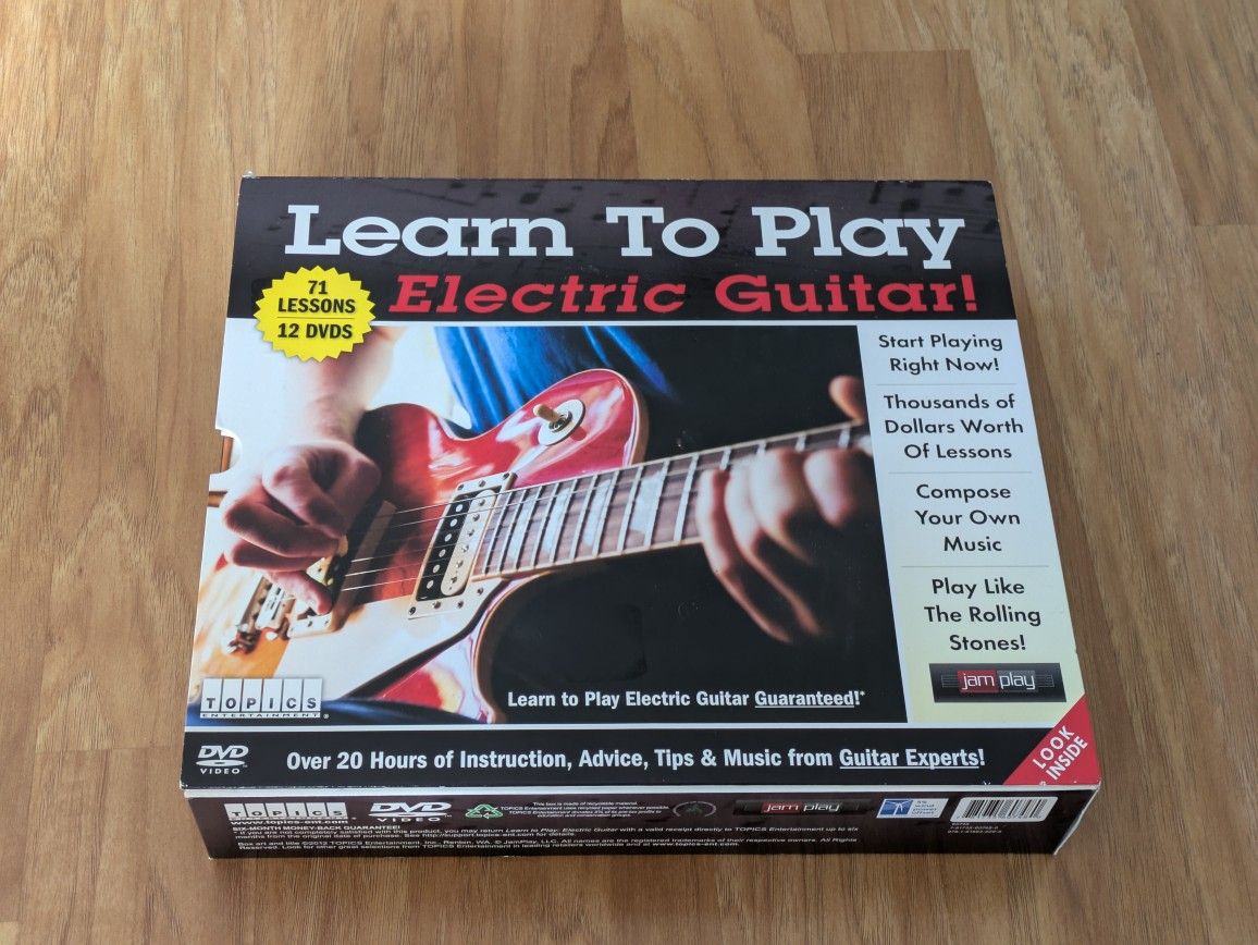 Learn to Play Electric Guitar DVD Lesson Set