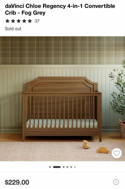 daVinci Chloe Regency 4-in-1 Convertible Crib - Fog Grey