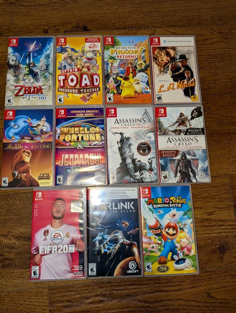 Nintendo Switch Games $10 / $25