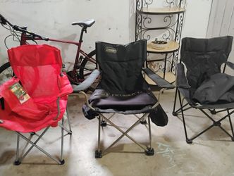3 Camping Chairs 