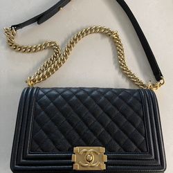 Chanel Dark Blue Quilted Lambskin Leather Classic for Sale in Baltimore, MD  - OfferUp