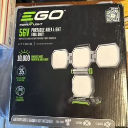 EGO 111-Watt Gray_Battery-operated Rechargeable Portable Work Light