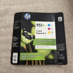 NEW HP 951 XL 3 Pack Color Ink